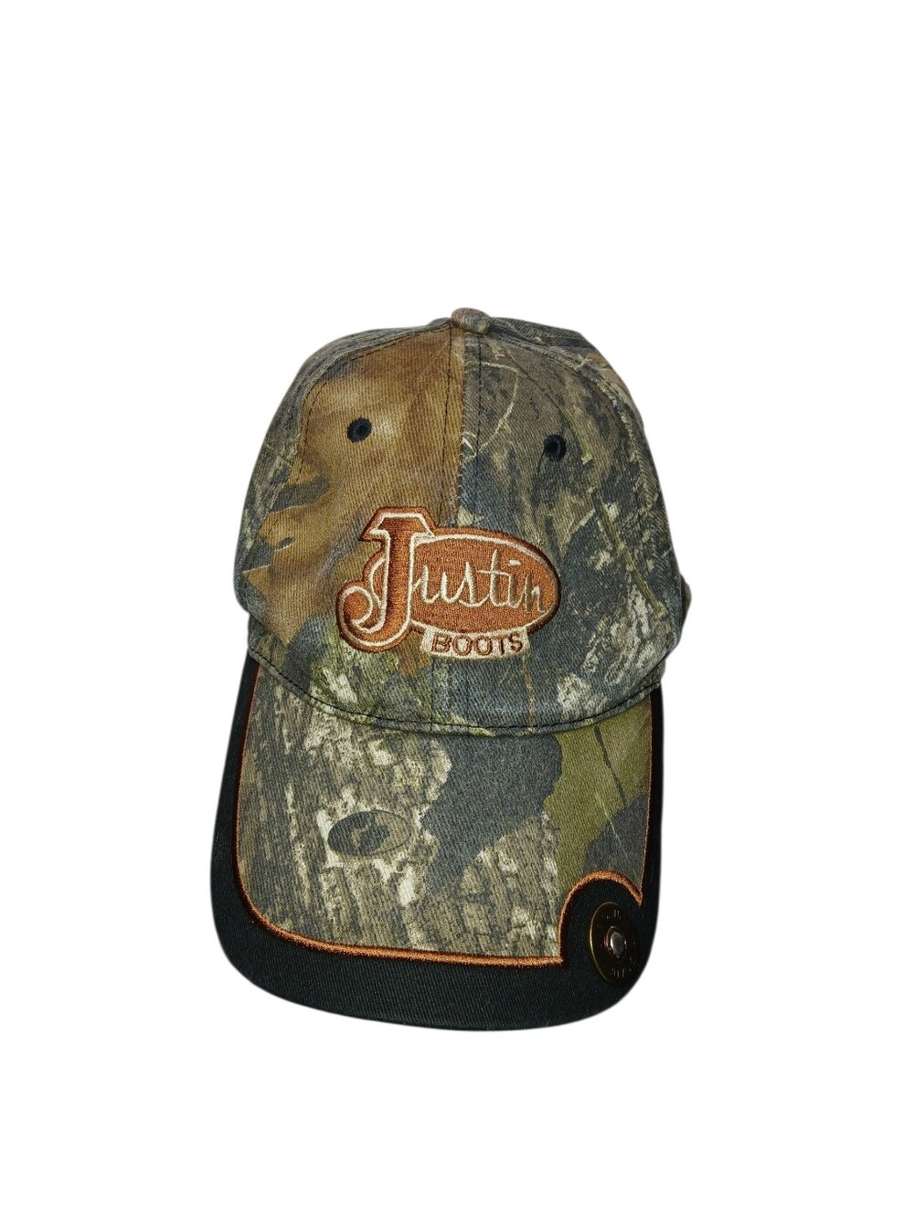 Justin Boots Camo Baseball Cap - Green/Brown